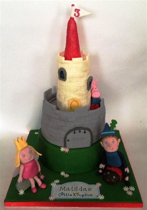 Ben and holly castle cake - Decorated Cake by - CakesDecor