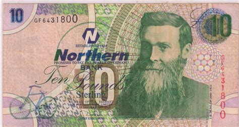 Northern Ireland - 10 pounds 2005 Vf currency note - KB Coins & Currencies