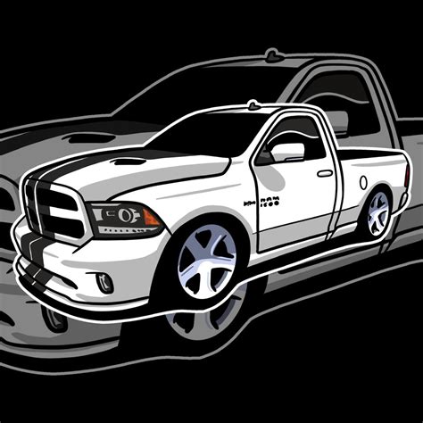 Ram 1500 Sticker Dodge Sticker Trucking Around Trokiando - Etsy