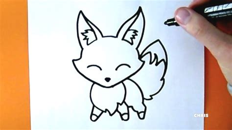 Fox Cute Drawing at PaintingValley.com | Explore collection of Fox Cute Drawing