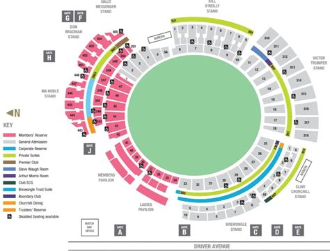 Sydney Cricket Ground Seating Chart Map and Ticket Booking Process