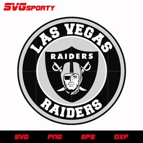 Las Vegas Raiders Circle Logo svg, nfl svg, eps, dxf, png, digital file ...