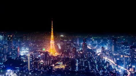 Tokyo Skyline at night 4K Wallpaper / Desktop Background - a photo on Flickriver