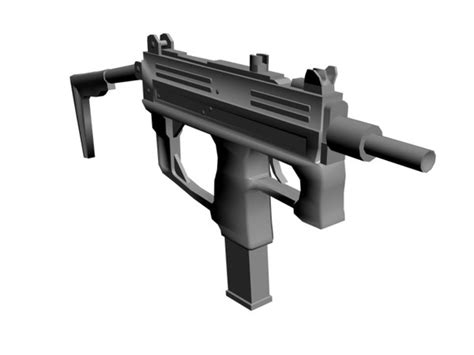 3d ruger mp9 submachine gun