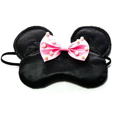 Minnie Mouse Sleep Mask. Beads Eye Mask. 100% Silk Sleeping Mask. Sleep Mask for Women. Kids Eye ...