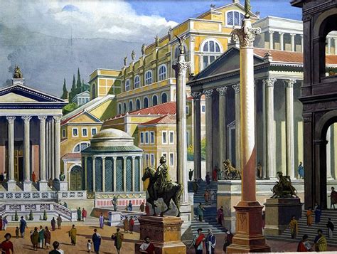 The Forum of Ancient Rome (Original) by Severino Baraldi at The ...