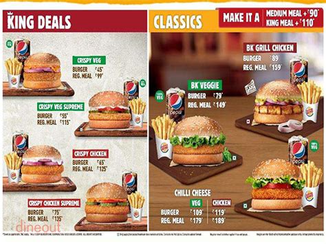 Burger King Pune Camp Menu Card - Burger Poster