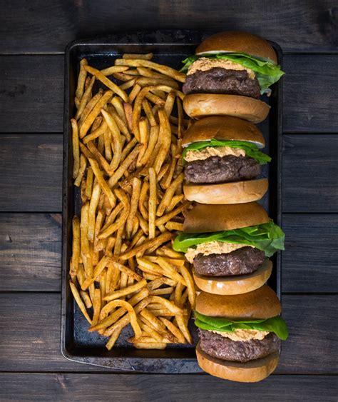 Lamb Burgers w/ Spicy Fries – The Food Joy