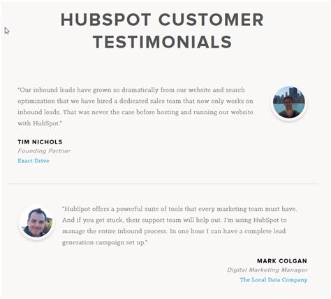 11 Examples of Great Customer Testimonial Pages