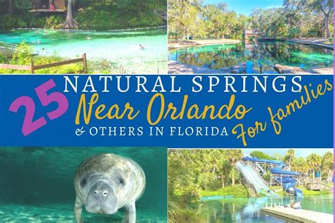 25 Natural Springs Near Orlando & Others in Florida • Visiting Orlando With Kids