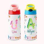 Personalized Alphabet Leakproof Thermos Kid‘’s Water Bottle with Name ...
