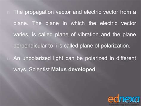 Study material 12th Physics - Wave Theory of Light Part II