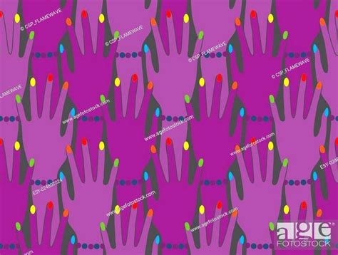 Hands silhouette seamless pattern, Stock Photo, Picture And Low Budget ...