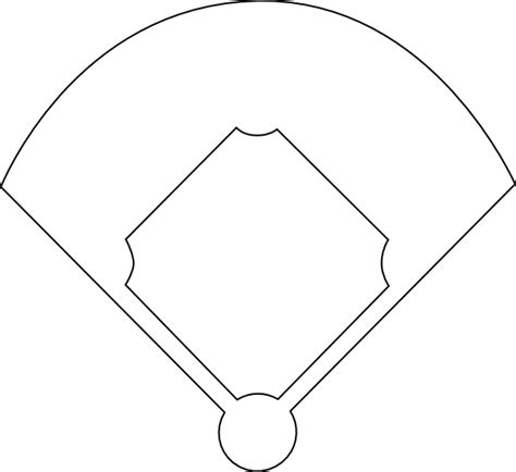 Baseball Diamond Diagram - Cliparts.co