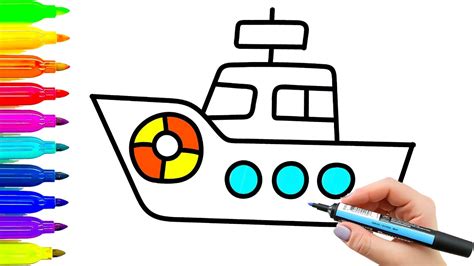 Ship Drawing For Kids | Free download on ClipArtMag