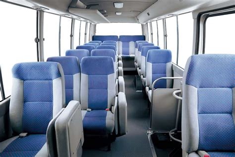 New Nissan Civilian Bus Interior picture, Inside view photo and Seats image