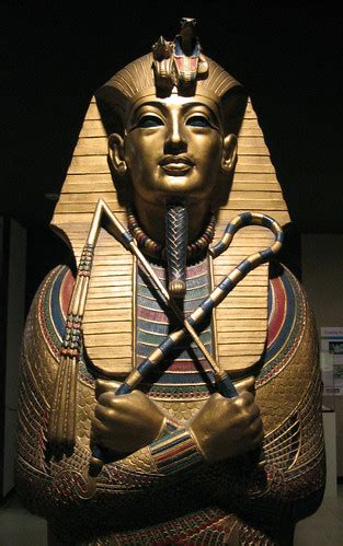 King Tut Statue | Reproduction, at the Rosicrucian Egyptian … | Flickr