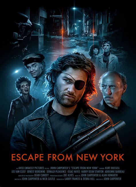 ArtStation - Escape from New York Poster, Brian Taylor | Movie poster art, Action movie poster ...