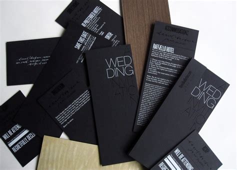 Black And White Invitation Design