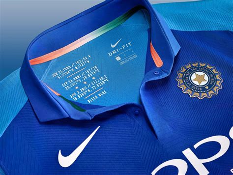 The new Nike's jersey for the Indian National cricket team