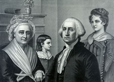 George Washington And His Family Stock Illustration - Download Image Now - iStock