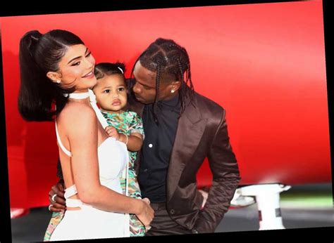 Travis Scott Plays Basketball with Daughter Stormi While Social ...