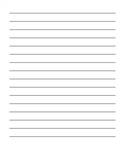 Printable Blank Paper With Lines - Get What You Need