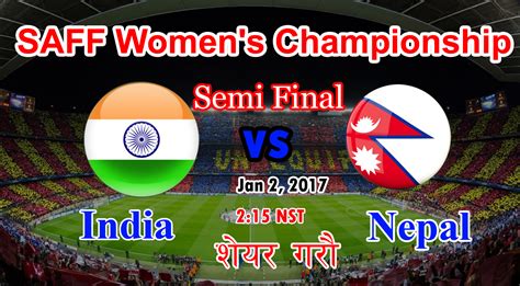 Nepal vs India Live Stream | SAFF Women’s Championship - Hamro Record