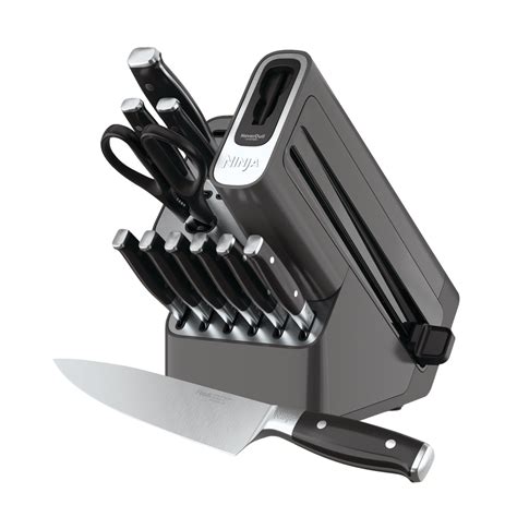 Ninja Premium Stainless Steel Forged Knife Block Set with Sharpener, 12-pc | Canadian Tire