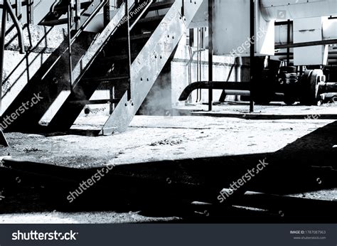 Industrial Metal Stairs Metal Stairs Steps Stock Photo 1787087963 | Shutterstock