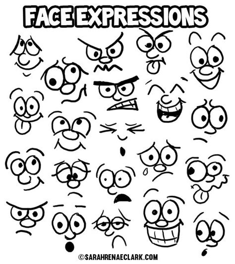 Cartoon Faces To Draw For Beginners