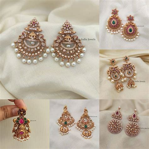 Imitation Earrings Collection - South India Jewels