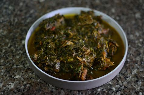 Sunday Lunch - Scent Leaf Soup - Kitchen Butterfly