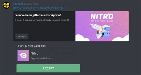 Fake discord nitro gift link troll - northernetp