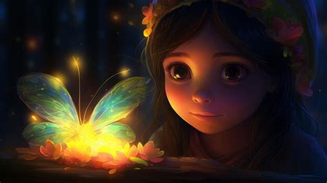 Premium Photo | Firefly Glow Magical Illumination and Enchantment