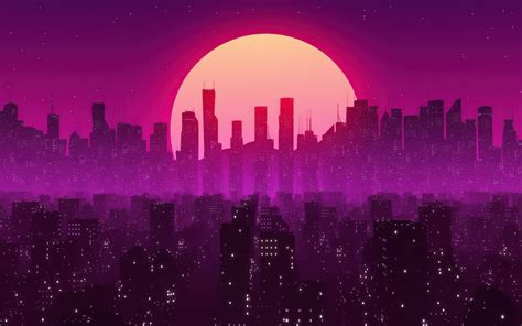 Artistic Synthwave HD City Wallpaper, HD Artist 4K Wallpapers, Images ...