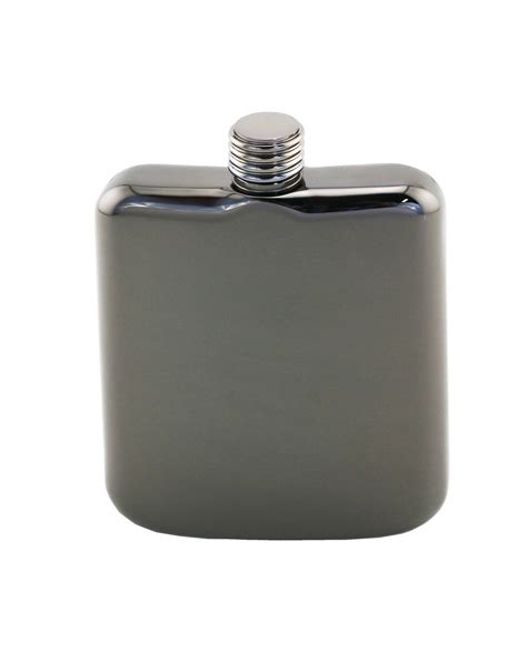 Franmara Product Number 8438 Black Chome Plated Sleekline Pocket Flask ...