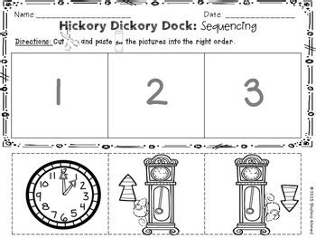 Hickory Dickory Dock Literacy Activities by Shahna Ahmed | TPT