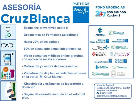 Asesoría de salud Isapre Cruz Blanca