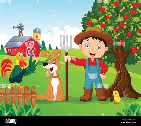 Farm Dog Clipart Cartoon