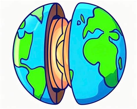 Earth split in half by Haros98 on DeviantArt