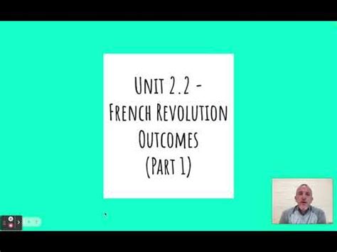 NY Global Regents: 2.2 - French Revolution Outcomes (Part 1) - YouTube