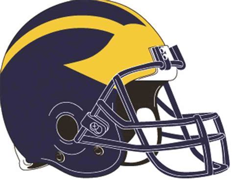 Michigan wolverines helmet Logos