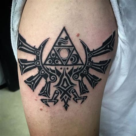 Zelda Triforce Tattoo Designs To Get Ink | Zelda tattoo, Gaming tattoo ...