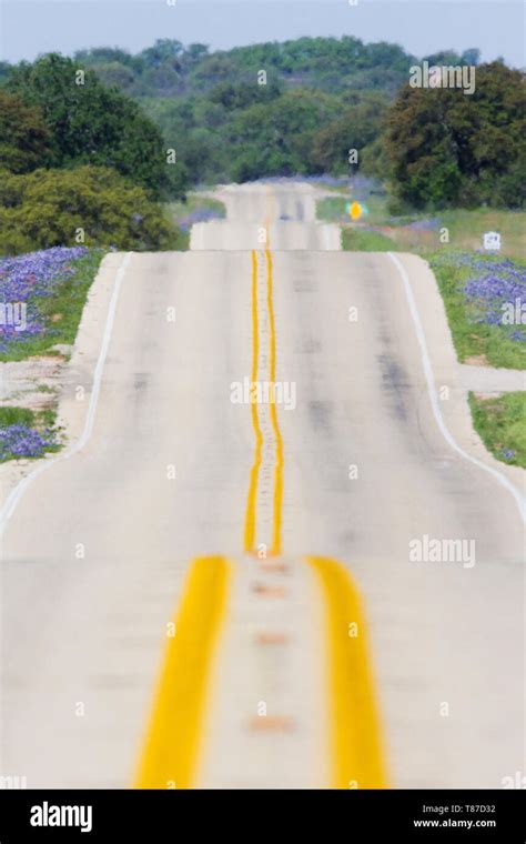 Scenic Country Road Stock Photo - Alamy