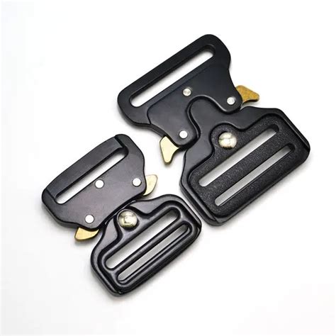 Metal 38mm45mm belt safe release clip buckle for bag webbing strap clasp quick side buckle DIY ...