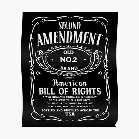 2nd Amendment | Poster | 2nd amendment, Bill of rights, Amendments