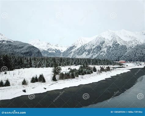 Alaskan Wilderness in the Winter Time Stock Photo - Image of winter ...