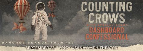 Counting Crows: Banshee Season Tour with Dashboard Confessional Tickets | 22nd September | Utah ...