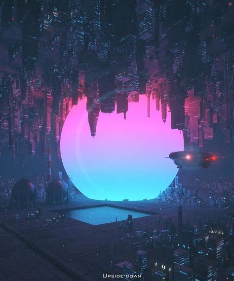 Upside Down City by Axel : r/Cyberpunk